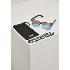 Urban Classics 103 Chain Sunglasses blk/blue - One Size vyobraziť