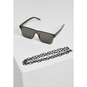 Urban Classics 105 Chain Sunglasses blk/blk - One Size vyobraziť