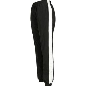 Urban Classics Ladies Striped Crinkle Pants blk/wht - 4XL vyobraziť