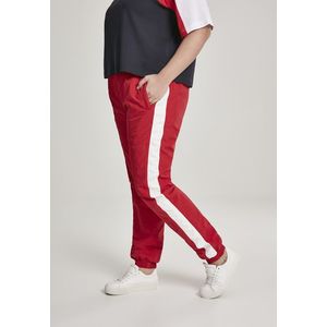 Urban Classics Ladies Striped Crinkle Pants red/wht - 3XL vyobraziť