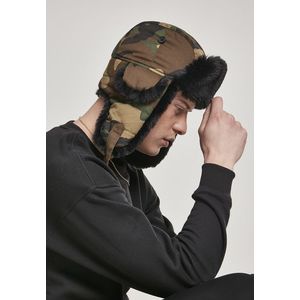 Urban Classics Printed Trapper Hat wood camo - One Size vyobraziť