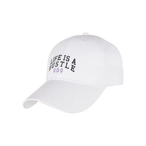Urban Classics Hustle Life Curved Cap white/mc - One Size vyobraziť