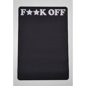 Fuck OFF Desk Pad black/white - One Size vyobraziť