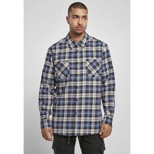 Urban Classics Checked Roots Shirt darkblue/white - 3XL vyobraziť