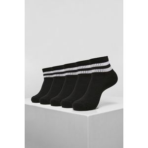 Urban Classics Sporty Half Cuff Logo Socks 5-Pack black - 43-46 vyobraziť