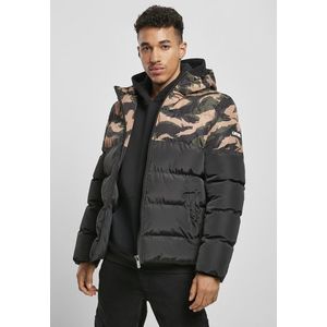 Urban Classics Statement Brushcamo Yoke Puffer Jacket black/woodland - XS vyobraziť