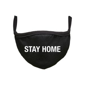 Stay Home Face Mask black - One Size vyobraziť