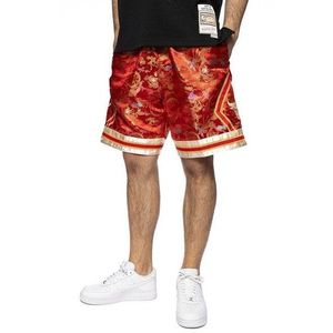 Mitchell & Ness Shorts Chicago Bulls Lunar New Year Swingman Short red - M vyobraziť