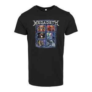 Urban Classics Merchcode Megadeth Heads Grid Tee black - L vyobraziť