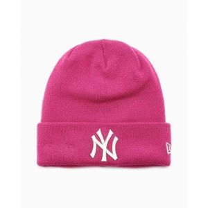 NEW ERA MLB Wmns Metallic Logo Cuff Knit NY Yankees Pink - Uni vyobraziť