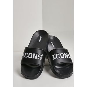 Urban Classics Icons Slides blk/wht - 45 vyobraziť