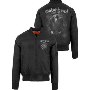 Urban Classics Merchcode Mot rhead Lemmy Bomber Jacket black - S vyobraziť