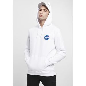 Mister Tee NASA Insignia Logo EMB Hoody white - S vyobraziť