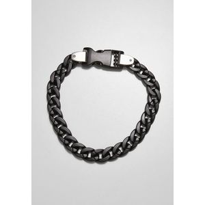 Urban Classics Light Chain Necklace black/silver - One Size vyobraziť