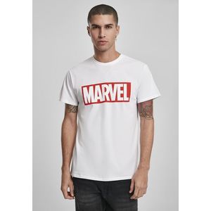 Urban Classics Merchcode Marvel Logo Tee white - M vyobraziť