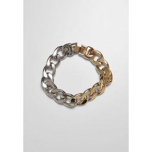 Urban Classics Heavy Two-Tone Bracelet gold/silver - L/XL vyobraziť