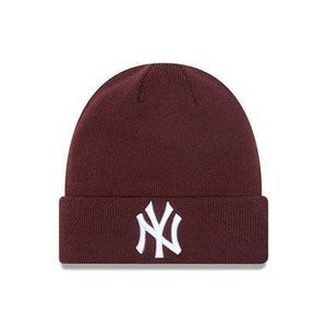 New Era MLB League Essential Cuff Knit NY Yankees Maroon - Uni vyobraziť