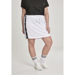 Urban Classics Ladies Track Skirt wht/blk/wht - 5XL vyobraziť