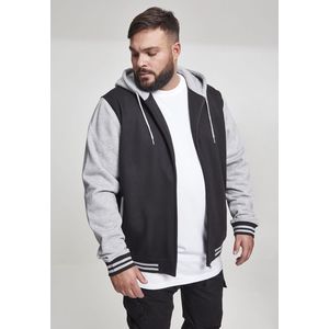 Urban Classics 2-tone Zip Hoody blk/gry - 3XL vyobraziť