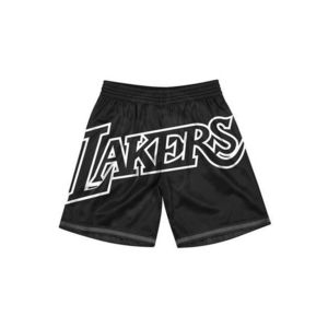 Mitchell & Ness shorts Los Angeles Lakers NBA Big Face 3.0 Fashion Short black - M vyobraziť