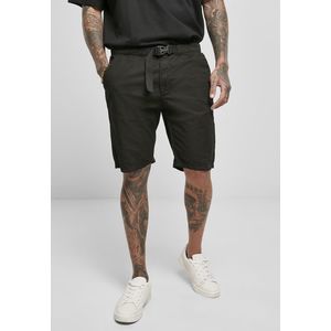 Urban Classics Straight Leg Chino Shorts with Belt black - S vyobraziť