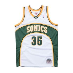 Mitchell & Ness Seattle Supersonics 35 Kevin Durant Swingman Jersey white/white - M vyobraziť