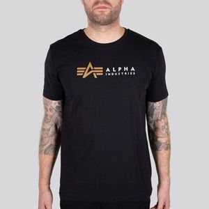 Alpha Industries Alpha Label T Black - L vyobraziť