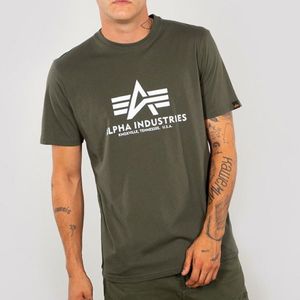 Alpha Industries Basic T-Shirt Dark Olive - M vyobraziť
