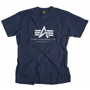 Alpha Industries Basic T-Shirt Navy - L vyobraziť