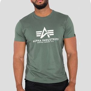 Alpha Industries Basic T-Shirt Vintage Green - M vyobraziť