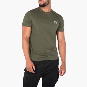 Alpha Industries Basic Tee Small Logo Olive - M vyobraziť