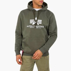 Alpha Industries Basic Zip Hoody Olive - L vyobraziť