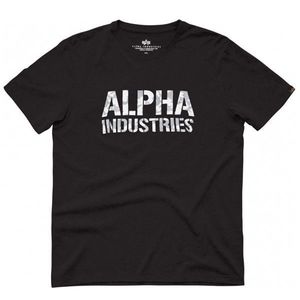 Alpha Industries Camo Print Tee Black - M vyobraziť