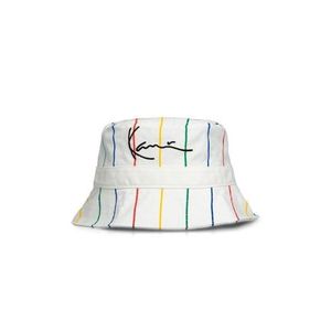 Karl Kani Signature Pinstripe Bucket Hat white - Uni vyobraziť