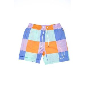 Karl Kani Signature Resort Shorts blue/mint/lilac - S vyobraziť