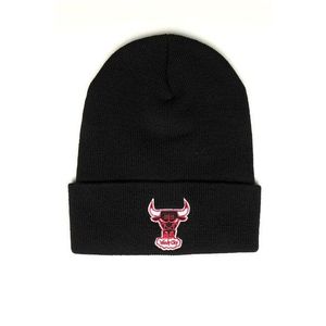 Mitchell & Ness Chicago Bulls Beanie HWC Team Logo Cuff Knit black - Uni vyobraziť