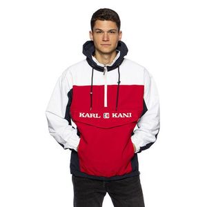 Jacket Karl Kani Retro Block Reversible Windbreaker Jacket red - S vyobraziť