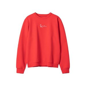 Karl Kani Sweatshirt Small Signature Crew red - S vyobraziť