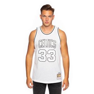 Mitchell & Ness Boston Celtics #33 Larry Bird NBA White Black Swingman Jersey - XL vyobraziť