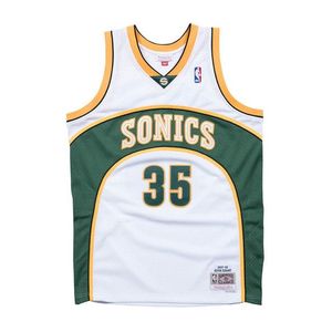 Mitchell & Ness Seattle Supersonics #35 Kevin Durant Swingman Jersey white/white - L vyobraziť