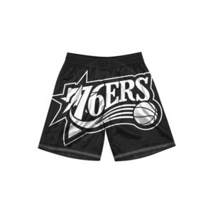 Mitchell & Ness shorts Philadelphia 76ers NBA Big Face 3.0 Fashion Short black - M vyobraziť