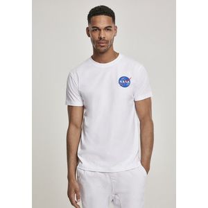Mr. Tee NASA Logo Embroidery Tee white - XXL vyobraziť