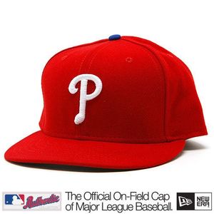 New Era Authentic Philadelphia Phillies Home Cap Red - 7 vyobraziť