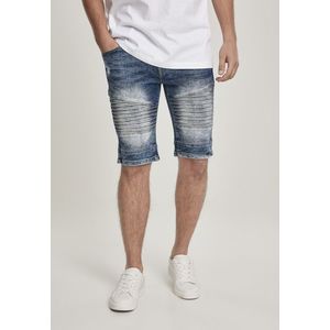 Southpole Biker Denim Shorts md.sand blue - 36 vyobraziť