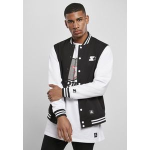 Starter College Fleece Jacket black/white - XL vyobraziť