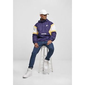 Starter Color Block Half Zip Retro Jacket starter purple/wht/buff yellow - S vyobraziť