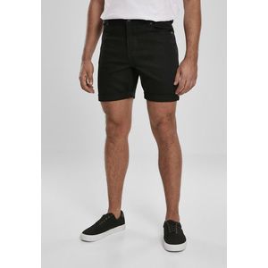 Urban Classics 5 Pockets Slim Fit Denim Shorts black raw - S vyobraziť