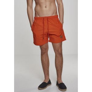 Urban Classics Block Swim Shorts rust orange - XXL vyobraziť