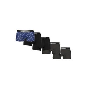 Urban Classics Boxer Shorts 5-Pack anchor aop+blk+blk+cha+cha - L vyobraziť