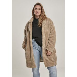 Urban Classics Ladies Oversized Sherpa Coat sand - XXL vyobraziť